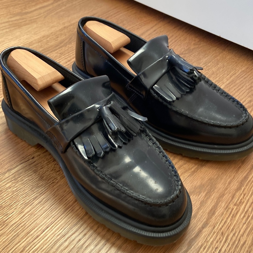 Dr. Marten Adrian Smooth Leather Tassel Loafers